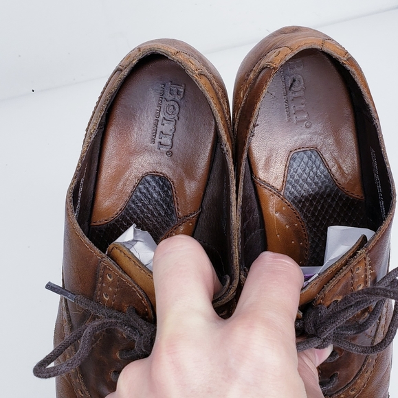 Born womans oxford shoes 7.5 brown leather børn - Picture 7 of 8
